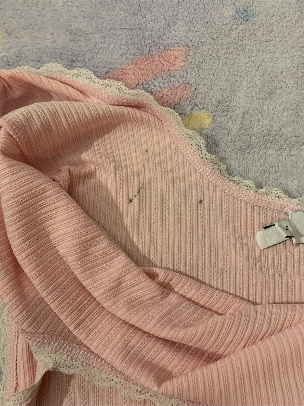 Ribbed Baby Pink Midi Dress - Picture 9 of 10